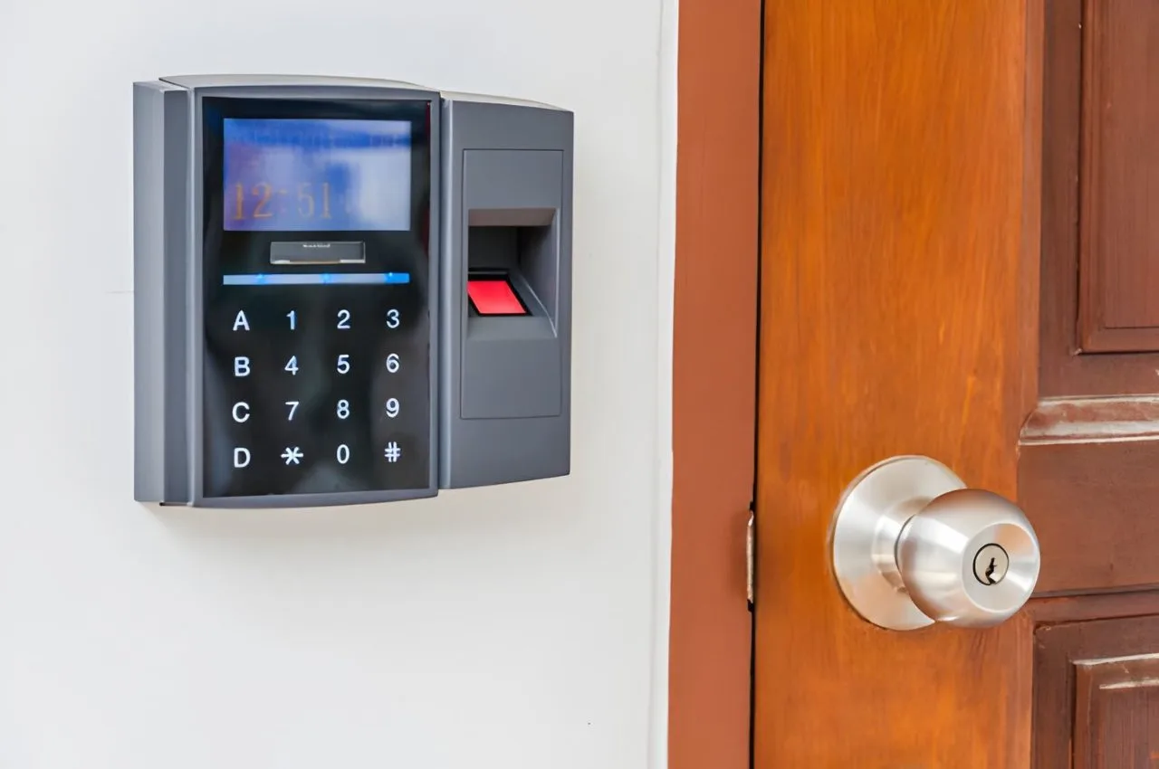 Office access control keypad in Dubai